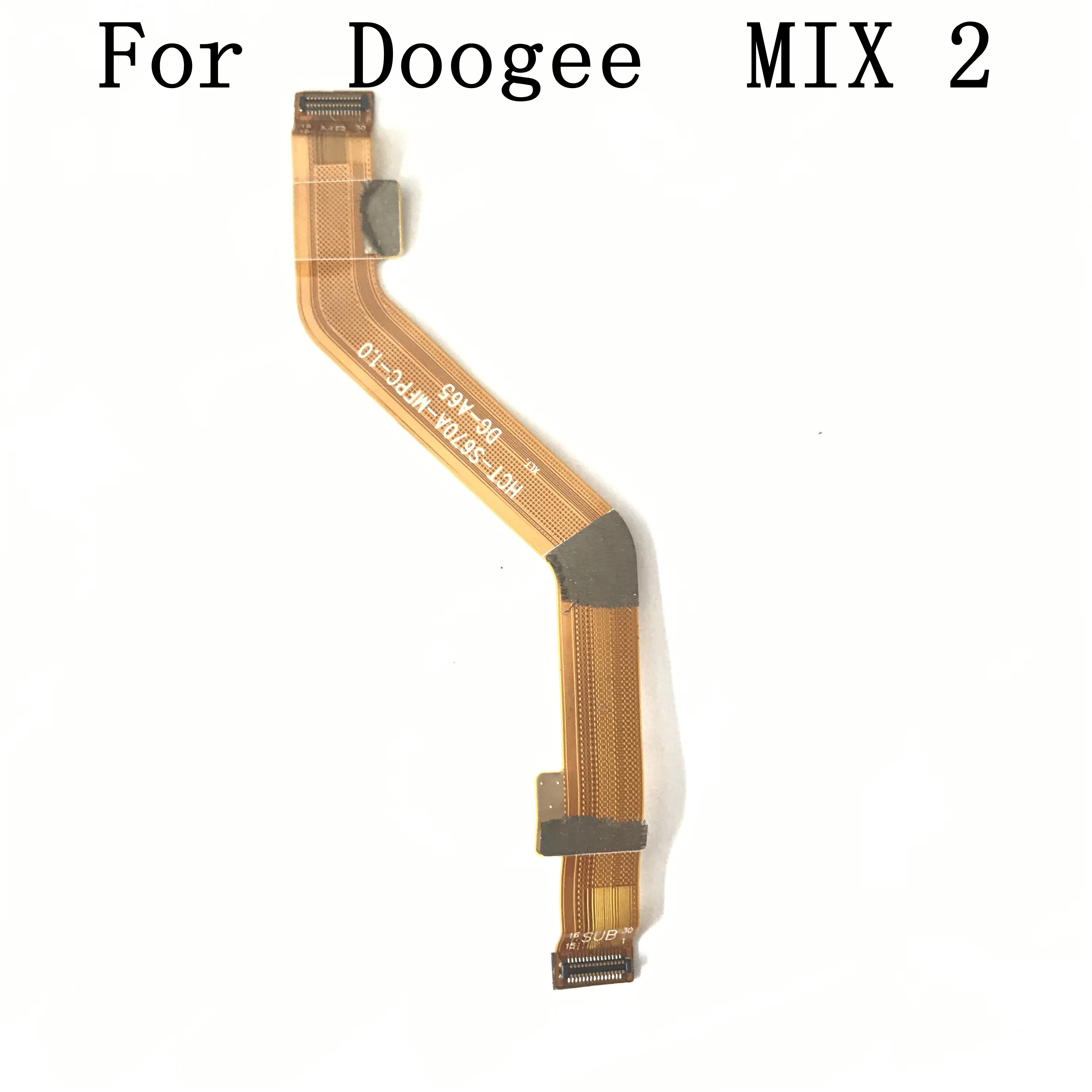 Оригинальный Doogee Mix 2 используется USB плата для зарядки материнская FPC Для ремонт