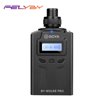 

FELYBY WXLR8 Pro Wireless MIC 48-Channel Plug-on Transmitter UHF Handheld Microphone System XLR Connection