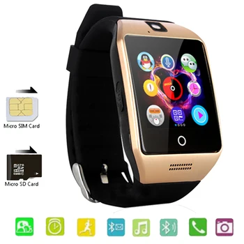 

Q18 Smart Watch Support Camera Facebook Whatsapp SIM TF Card Bluetooth Sync SMS Compatible Android&IOS Phone PK Y1 GT08 T8 V8 A1