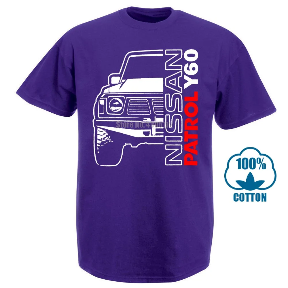 Nissan Patrol Y60 футболка 010343 - Цвет: Фиолетовый