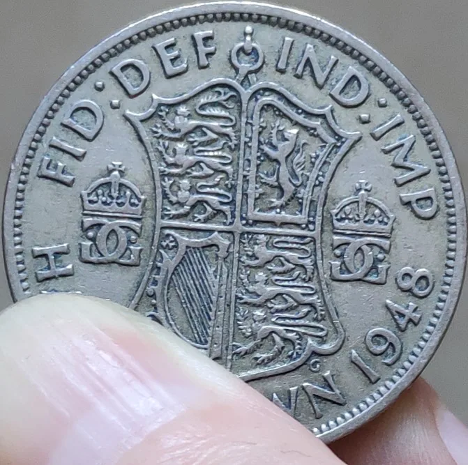 

32MM 1947-1948 Britain ,100% Real Genuine Comemorative Coin,Original Collection