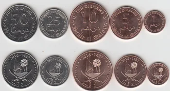 

Qatar 5 Coins Set 2016 Edition 100% Authentic Original Coin Collectibles UNC
