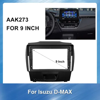 

Car 2 din radio video trim kit frame fascias For Isuzu D-Max 2012 Car audio mount plate installation dash frame fascias panel