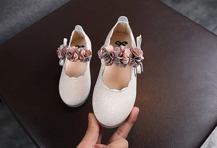 Chaussures De Princesse Mary Jane à Paillettes Avec Nœud à Paillettes