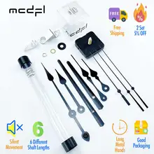MCDFL DIY Clock Mechanism Long Shaft Silent Table Clocks Movement Replacement Clockwork Sweep Quartz Watch for Mechanic Parts