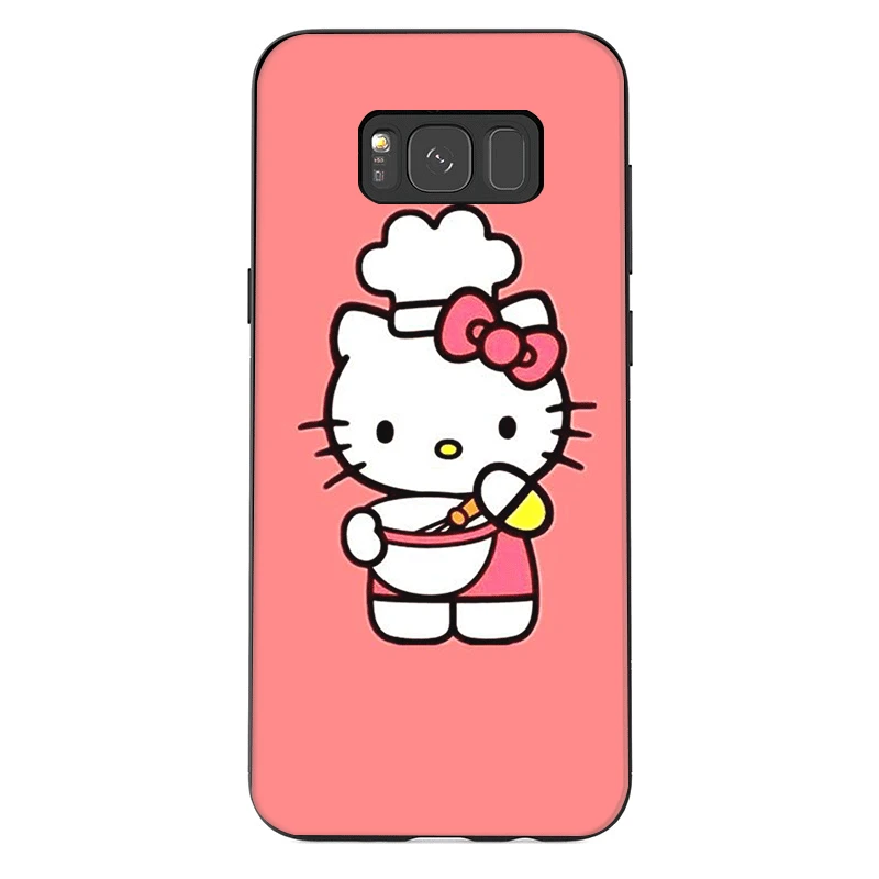 Чехол для телефона Samsung J6 A70 A60 A50 A40 A20 A30 A10 A7 A6 A5 A3 A8 A9 милый чехол Hello