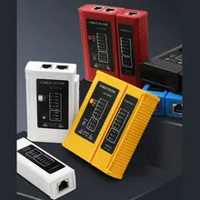 Network Cable Tester Multi-Function Tester Telephone Cable Checker Professional Rj45 Cable Lan Tester Network Cable Tester nf 8601 multi functional network cable tester lcd cable length tester breakpoint tester english version