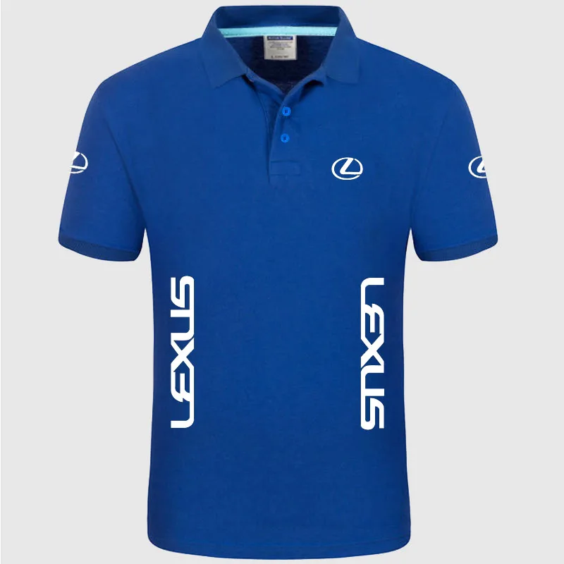 Summer men short sleeve polos mens shirts tops Lexus polo shirt