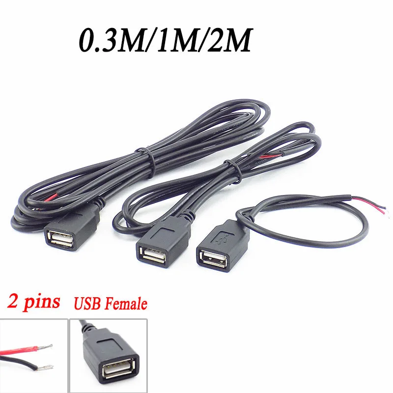 0 3 м/1 м/2 м 2 контактный Micro USB A гнездо провода зарядный кабель удлинитель шнура для