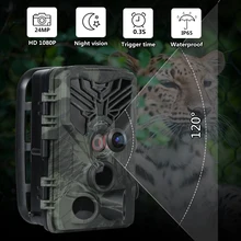 

HC810A Hunting Trail Camera Tracking 24Mp Invisible Infrared Wild Camera Animal Night Photographic Trap Photo For Hunting