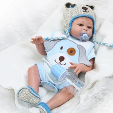 NPK Кукла полностью силиконовая reborn baby dolls 2" reborn baby кукла для девочек и мальчиков Bebe reborn menino bonecas детская Подарочная игрушка куклы