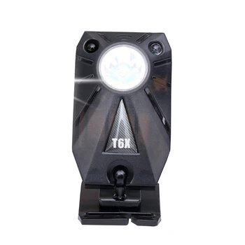 

T6X Rechargeable USB LED Cap Light Smart Sensor Headlight Head Induction Flashlight Clip-On Cap Hat Light Fishing Head Light Lam