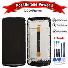 6,0 дюймов для Ulefone power 5 lcd дисплей и сенсорный экран с рамкой в сборе Замена+ Бесплатные инструменты для Ulefone power 5S lcd