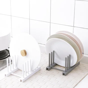 

Kitchen Organizer Pot Lid Rack Dish Rrain Rack Spoon Holder Shelf Cutting Board Rack Pan Cover Stand Kitchen Accessories