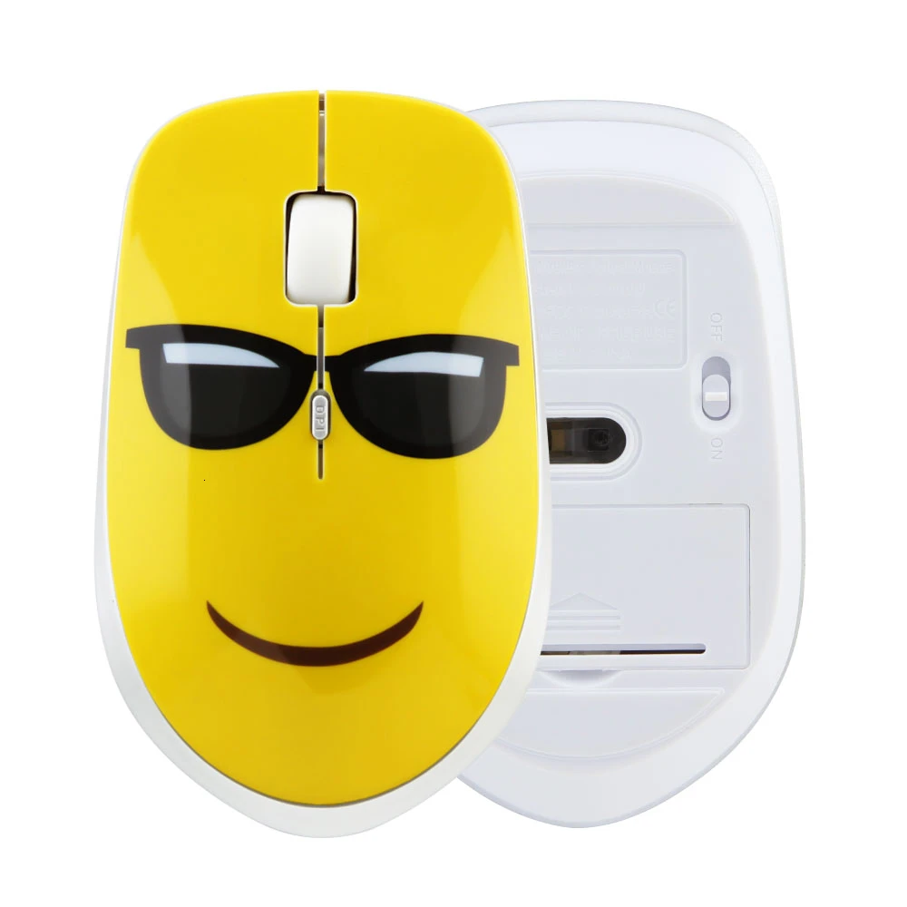 cool CHYI Милая Беспроводная мини Бесшумная компьютерная мышь Ультра тонкая Usb оптическая ПК Mause эргономичная креативная 3d подарочная мышь для детского ноутбука - Цвет: cool