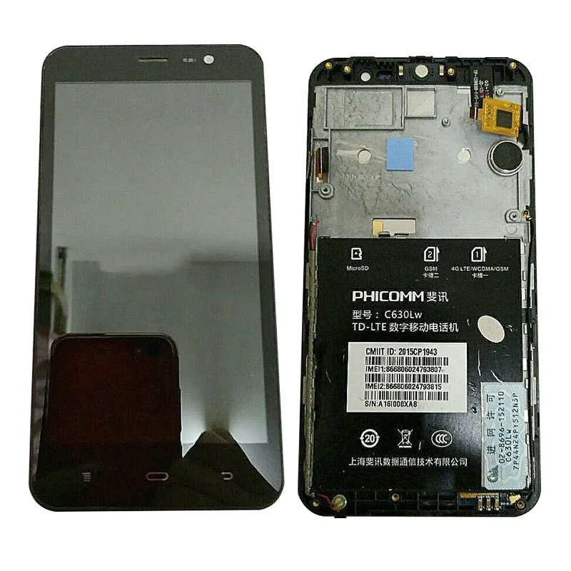 Сенсорный экран для Phicomm Clue C630 панель дигитайзер стекло C630lw C730lw C630 C730 PHICOMM E653 ЖК-дисплей сенсорный модуль сборки