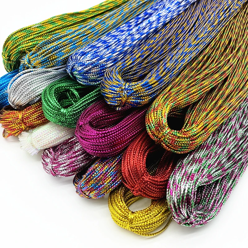 10 yards Gold Rope Twine Ribbon Wedding Christmas Gift Packing Cords