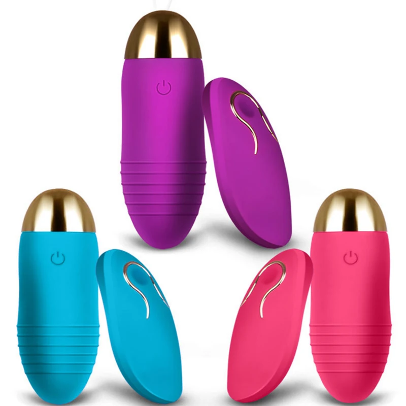 Wireless Remote Control Vibrating Silicone Bullet Egg Vibrators USB Rechargeable Massage Ball Adult Sex Toys Clitoris Stimulator | Интимные