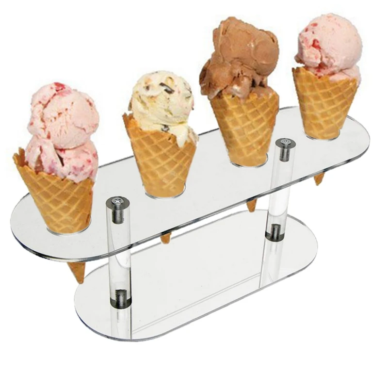  4 Layers Cake Stand Afternoon Tea Wedding Plates Party Tableware New Bakeware Acrylic Tray Display 