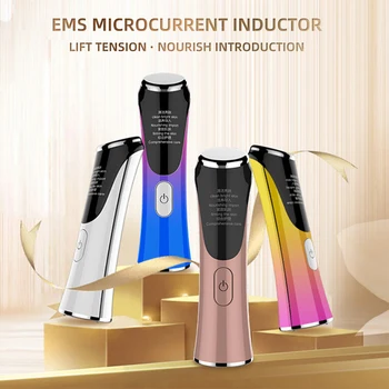 

Multifunctional Beauty Instrument Facial Massager Skin Rejuvenation Beauty Instrument Hot and Cold Ems Micro Current Ultrasonic