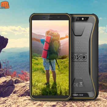 Перейти на Алиэкспресс и купить Blackview 2020 Новый BV5500 Plus IP68 Водонепроницаемый 4G мобильный телефон 3 ГБ + 32 ГБ Android 10,0 телефон 5,5 дюймэкран 4400 мАч прочный смартфон