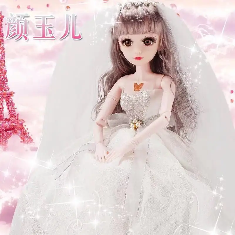60 см bjd 1/3 кукла набор негабаритных Смарт одеваются свадьба девушка Изменить макияж кукла игрушка