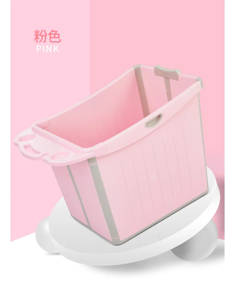 21%Baby Tub Folding Large Swimming Baby Bath Barrel Children Bathing Barrel Bath Barrel Child Bath Tub