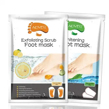 

Lemon Foot Mask Exfoliating Foot Mask Magic Skin Peeling Dead Skin Feet Foot Exfoliateet Care Mask Socks Whitening Feet Care