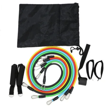 

11pcs/set Pull Rope Fitness Exercises Resistance Bands Latex Fitness Bands Body Training Excersise Loop Tube Bands