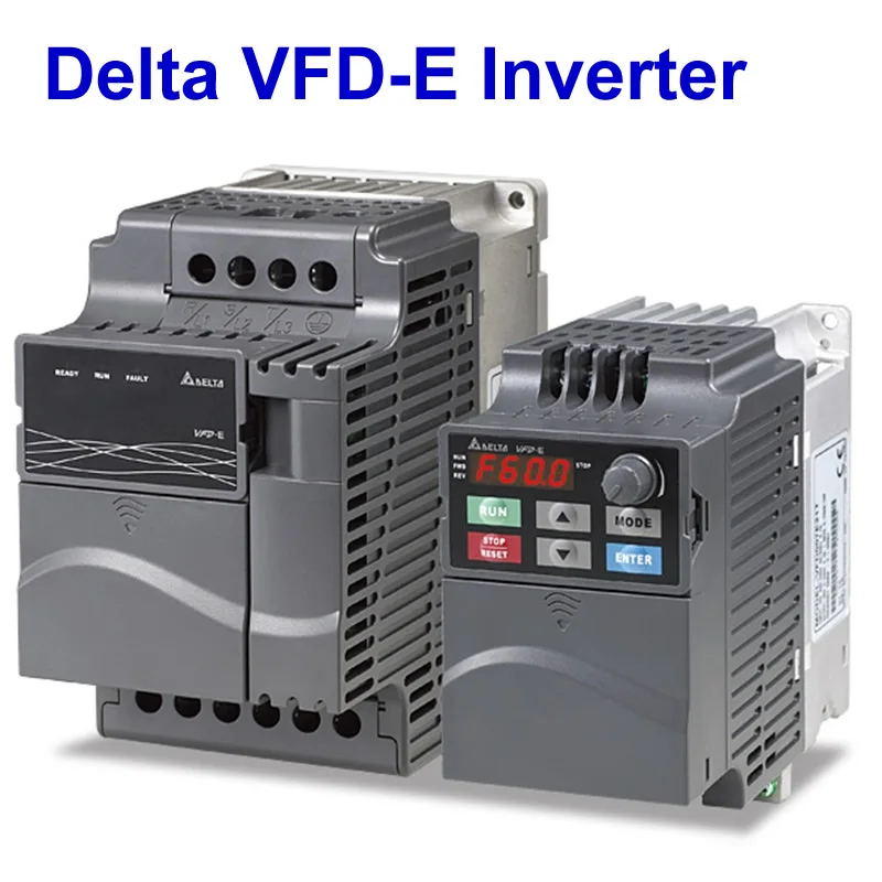 Оригинальный Delta VFD-E инвертор переменного тока 3 фазы 460 в кВт VFD022E43A VFD037E43A для