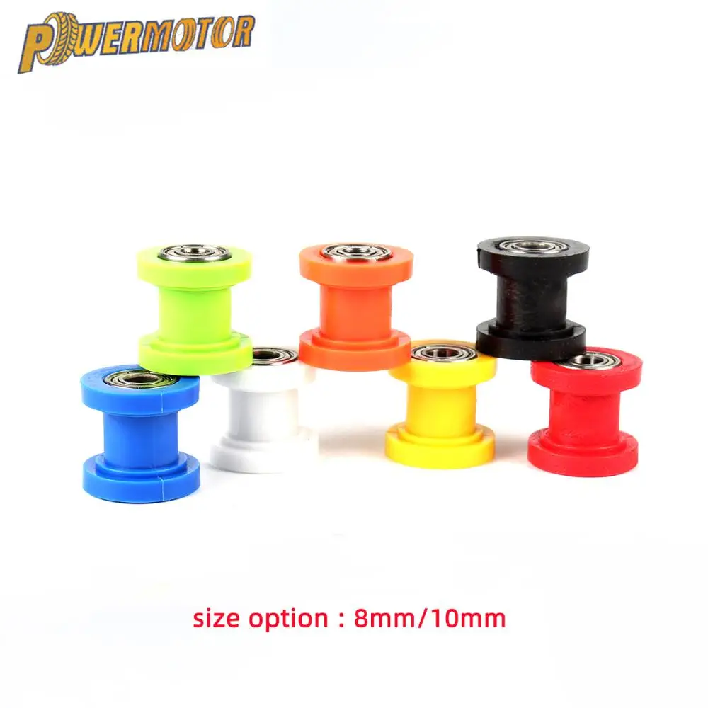 Chain Roller Slider Tensioner Wheel Guidepit Powermotor 8mm 10mm for Kayo T2 T4 T4L Pit Dirt Mini Bike Moto Atv motorcycle chain adjuster chain roller slider guide