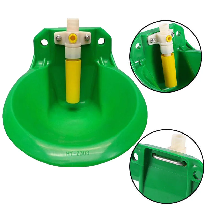 

0.6L Plastic Automatic Water Bowl Trough Horse Cow Dog Drink Sheep Goat Tool