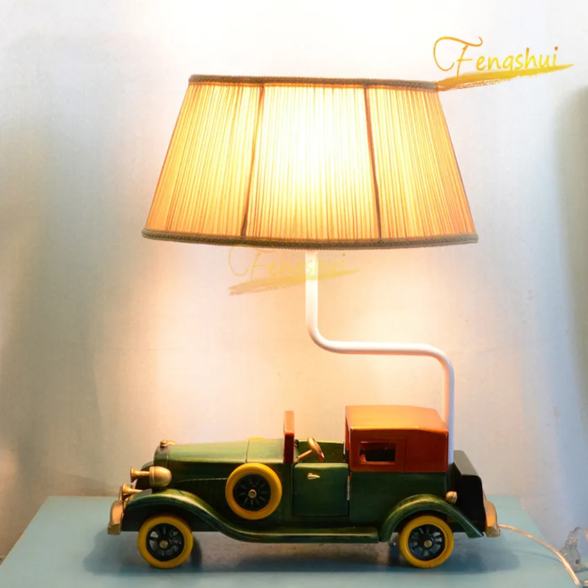 

Modern LED Table Lamp Lighting Nordic Retro Classic Car Table Decoration Lamp Study Lamps Bedroom Study Bedside Lights Fixtures