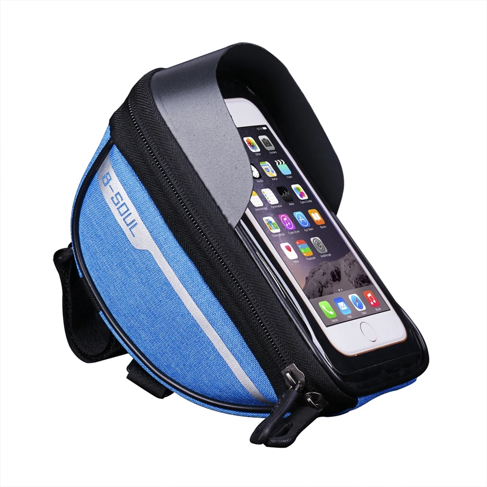 bedside phone holder Waterproof Cycling Bicycle Bike Head Tube Handlebar Cell Mobile Phone Bag Case Holder Screen Phone Mount Bags Case For 6.5 Inch smartphone stand
