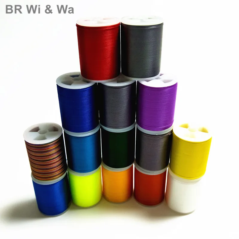 

BR Wi&Wa Nylon Thread 150m/Spool 210D Fishing Rod Component DIY Rod Building Repair 3pcs