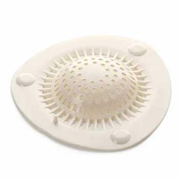 

New Silicone Sink Drain Filter Bathtub Hair Catcher Stopper Trapper Drain Hole Cover Mesh Filter Strainer for Bathroom Kitchen T