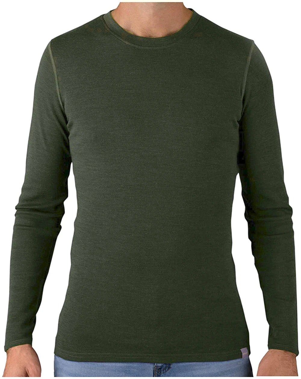 Mens 100% Merino Wool Base Layer Long 