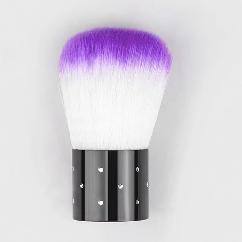 PP 1pcs Soft Nail Cleaning Brush Nail Brush Nail Art Manicure Tools Nail Dust Cleaner For Acrylic& UV Gel 6 Colors - Color: PP