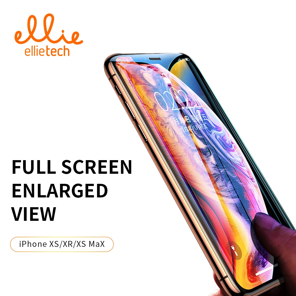 Ellietech Full Cover Glass For iphone 12 Mini Pro Max tempered screen protector iPhone 12 Mini Tempered glass afbeelding
