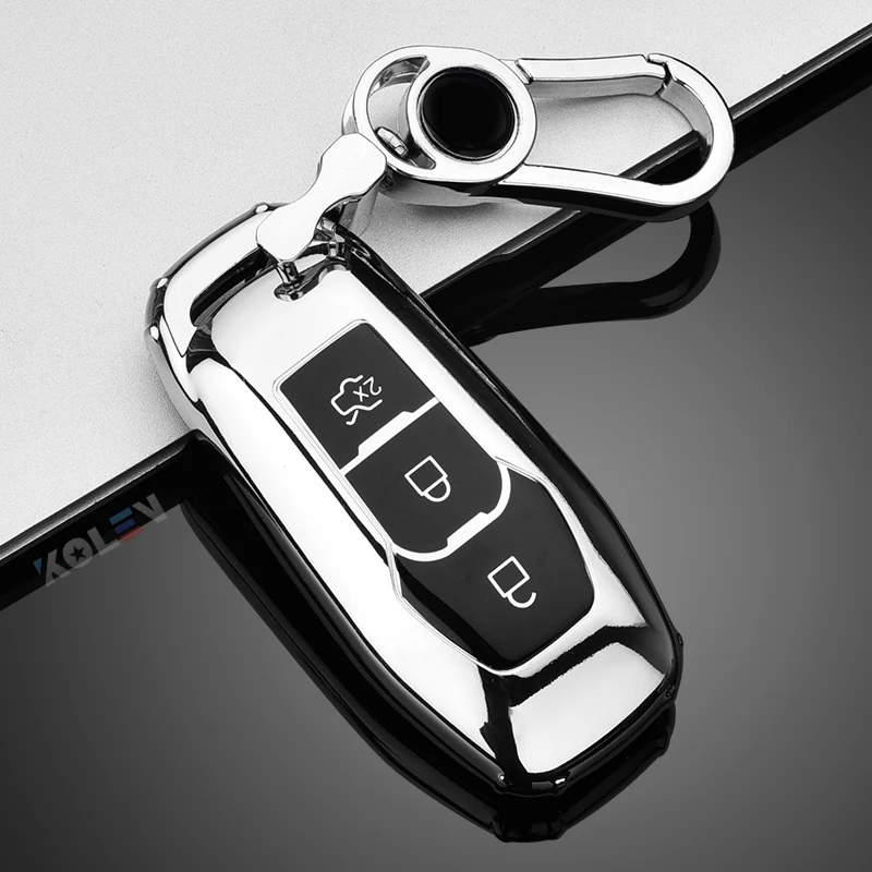 Soft TPU Car Remote Key Case Cover Holder Shell per Ford Focus 3 4 ST Mondeo 5 MK5 Mustang F-150 Explorer Edge Fiesta Kuga MK3 4 - H84f613849dbf468e87ced54d776ab3f5V