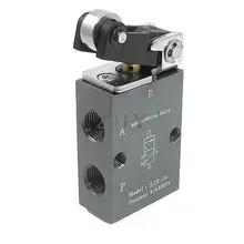 1/" трубная резьба Трехходовой двухпозиционный двойной рулон механический клапан S3R-06