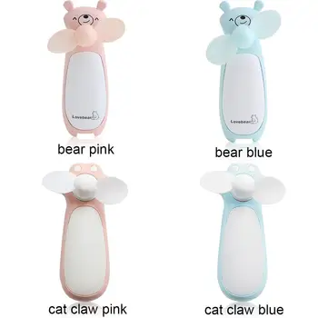 

Mini Cooling Animal Fan Charging Fan USB Mini Fan Night Light Lithium Battery Plastic Portable Handheld Cute Home Outdoor