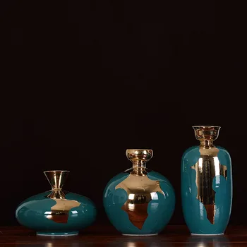 

Flower Vase Nordic Decoration Home Green Ceramic Vase For Wedding Decoration Hydroponic Flower Pot Delicate Tabletop Vase ZHP009