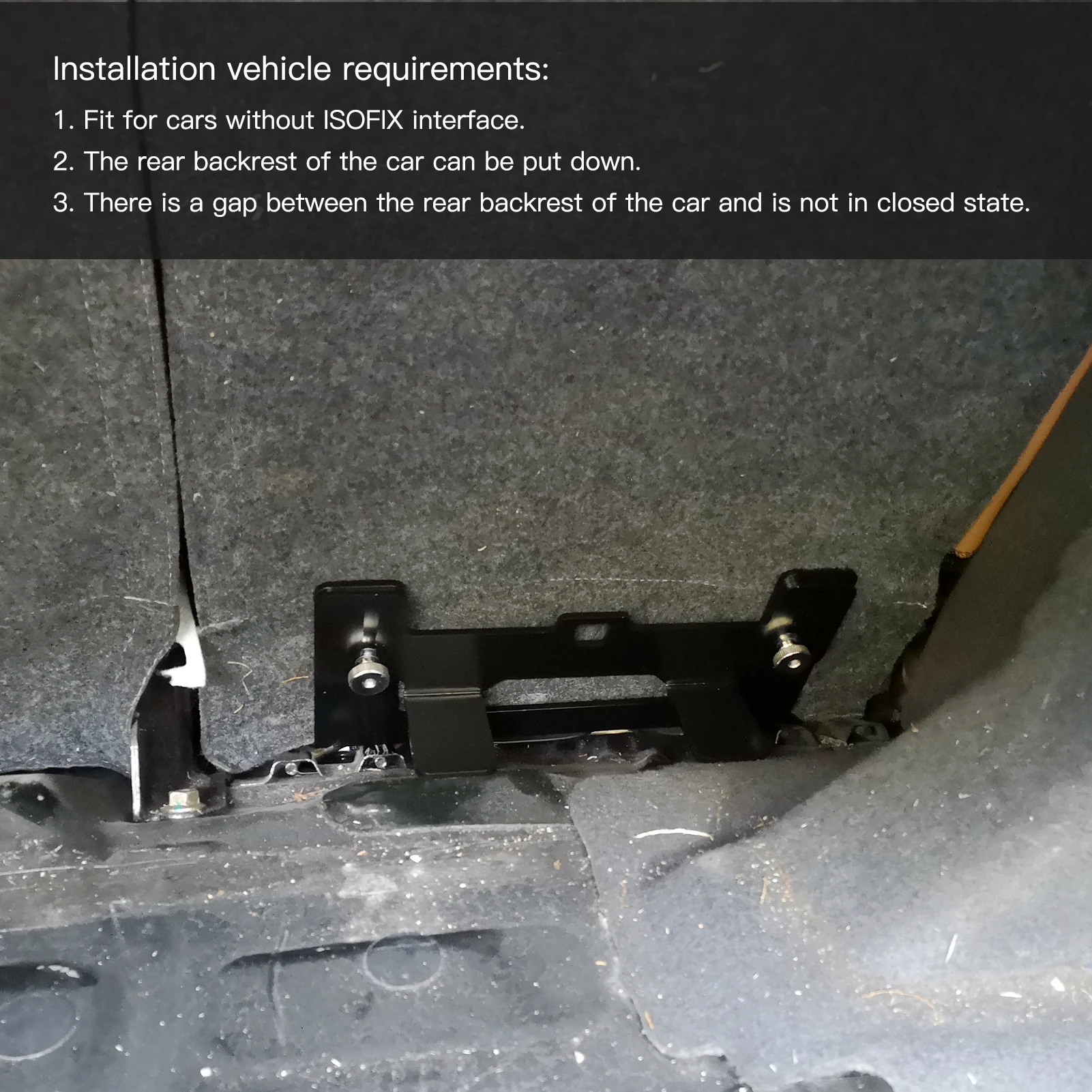 Schwarze Autos Kindersitz Halterung Universal Stahl Verriegelung für Isofix  Gurt Verbinder Sicherheitsgurthalter Verriegelung