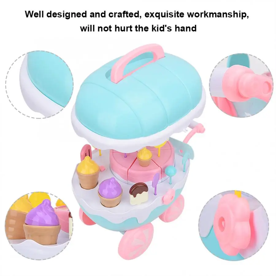 Игрушки для девочек красота модные игрушки Дети Девушки моделирование для мороженого пластиковые игры развивающая головоломка, игрушка набор детей