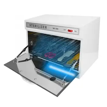 

12L Makeup Tattoo Nail Art Tools Sterilizer Cabinet UV Low Temperature Disinfect Machine