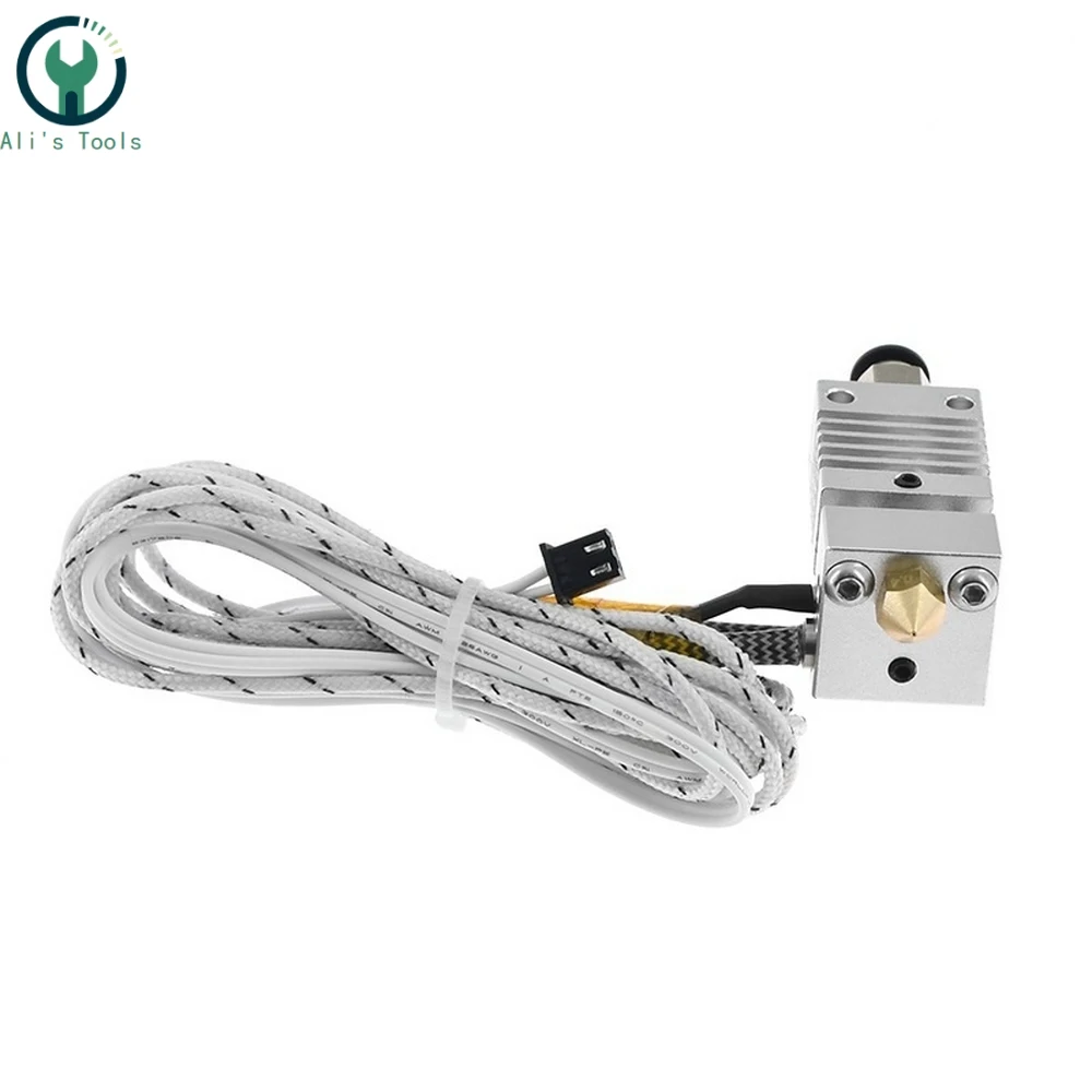12/24V Cr10 3D-принтеры аксессуары Cr10 Экструзионная головка экструдера Отопление печатающая головка нагревательное устройство 1.7Mm0.4Mm насадка Дистанционное сопло
