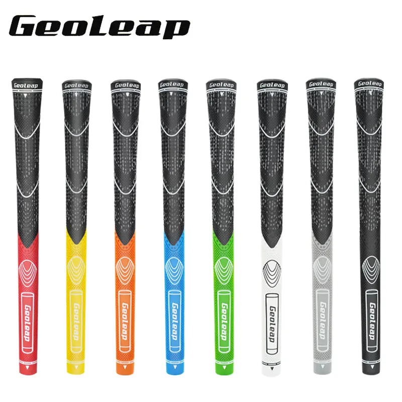 

Geoleap 2019 new Golf Grips rubber Golf irons Club Grips Multi Compound Cord standard size 8 colors free shipping