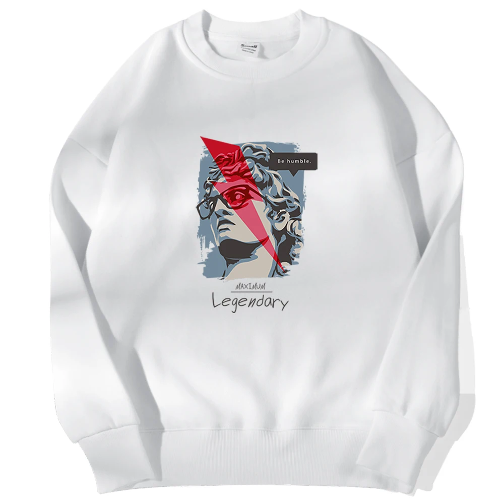

Sweatshirt Personalized Character Lightning Text Print Men Sportswear Long Sleeve Brand Mens Sweatshirts Casual Harajuku Hoody