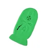 Embroidery Sniper Rifle Balaclava Full Face Mask  Winter Hat for Woman Ski Mask Warm Knit Full Caps Outdoor Sports Beanies 5